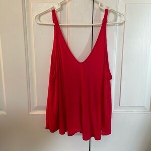 Red tank top